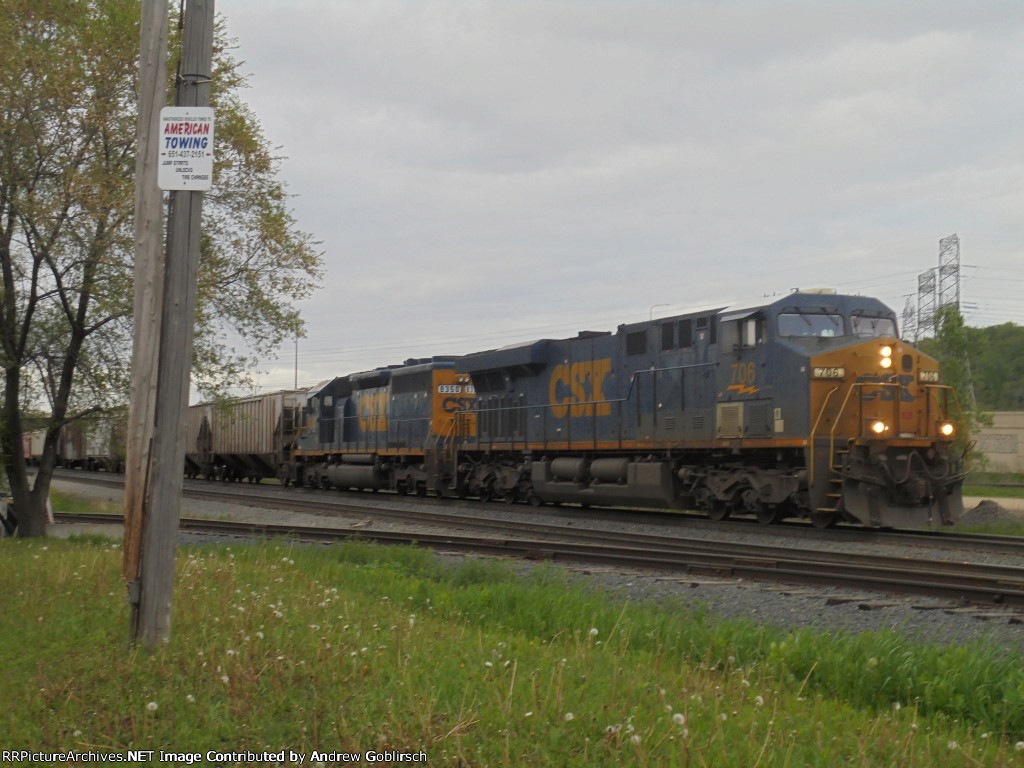 CSX 706 + 8350